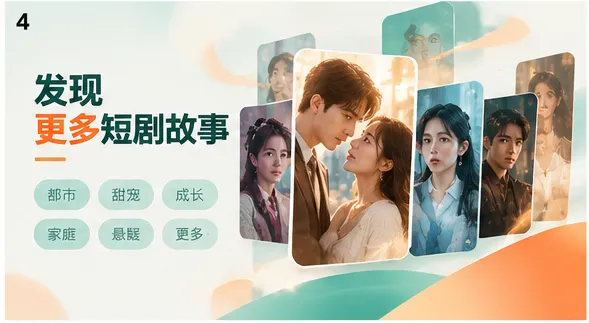 短剧发现主题视觉